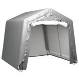 Tente de stockage Vidaxl 240x240 cm Gris en acier