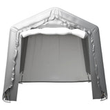 Tente de stockage Vidaxl 240x240 cm Gris en acier