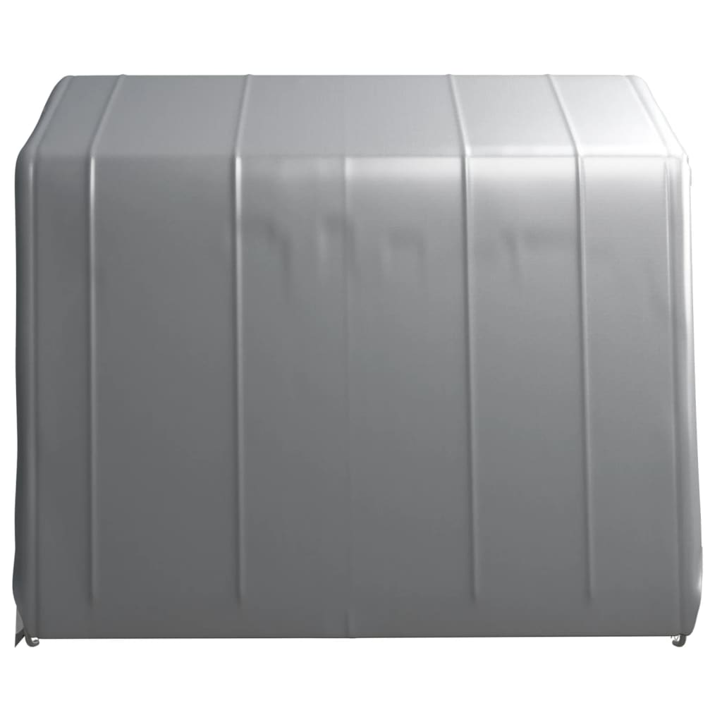 Tente de stockage Vidaxl 240x240 cm Gris en acier