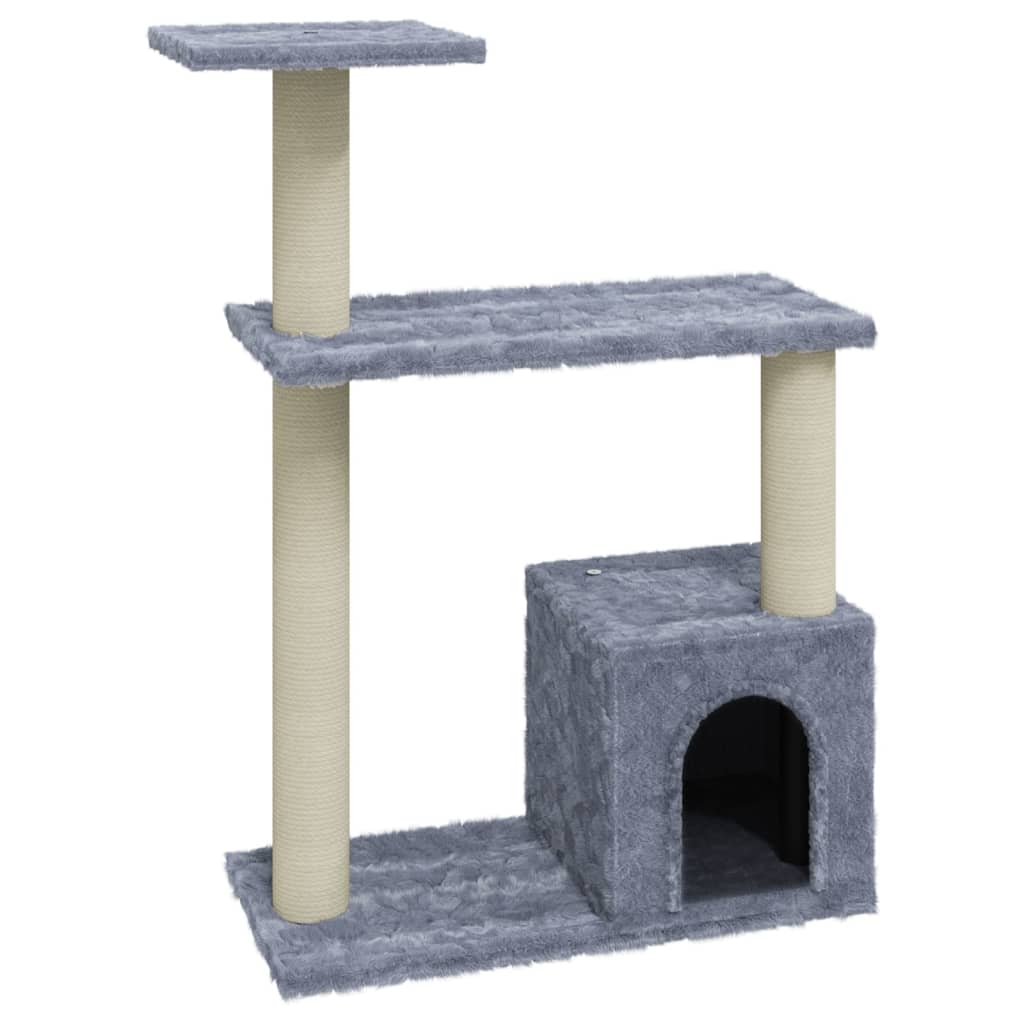 Vidaxl Cat Grakeding Post con graffi di sisal 70 cm grigio chiaro