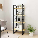Vidaxl boekenkast met 4 schappen 60x30x140 cm massief grenenhout
