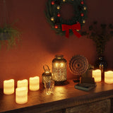 Bougies vidaxl 24 ST LED WHITE CHAUD