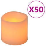 Bougies vidaxl 50 ST LED WHICT