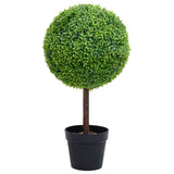 Sztuczna roślina vidaxl z buxus bol formacja 50 cm zielona