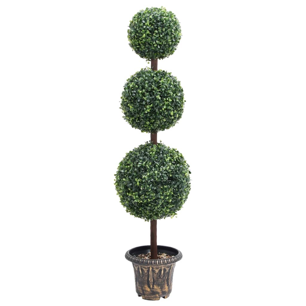 Umělá rostlina Vidaxl s tvorbou potu Buxus bol 118 cm zelená