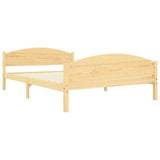 Vidaxl bedframe massief grenenhout 160x200 cm