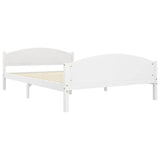 Vidaxl bedframe massief grenenhout wit 140x200 cm