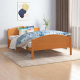 Vidaxl bedframe massief grenenhout honingbruin 120x200 cm