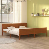 Vidaxl bedframe massief grenenhout honingbruin 200x200 cm