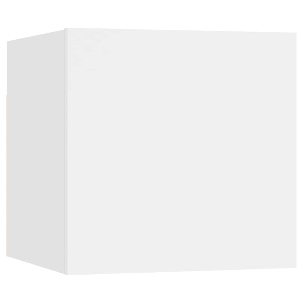 Vidaxl nachtkastje 30,5x30x30 cm spaanplaat wit