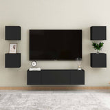 Vidaxl nachtkastjes 2 st 30,5x30x30 cm spaanplaat zwart