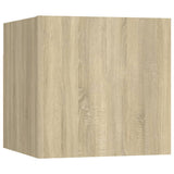 Vidaxl nachtkastje 30,5x30x30 cm spaanplaat sonoma eikenkleurig