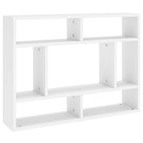 Vidaxl wandschap 75x16x55 cm bewerkt hout wit