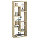 Vidaxl wandschap 36x16x90 cm bewerkt hout sonoma eikenkleurig