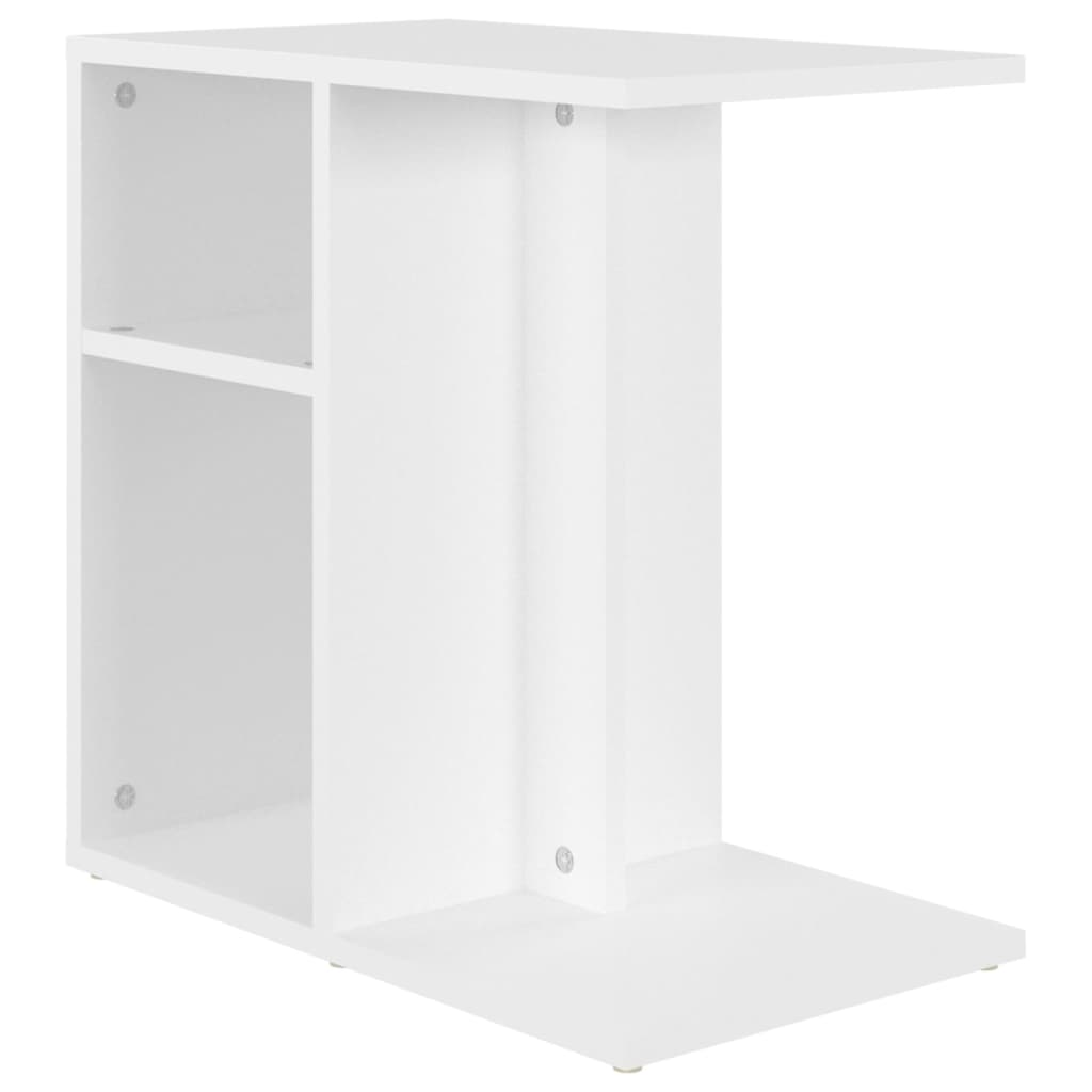 Vidaxl bijzettafel 50x30x50 cm bewerkt hout wit