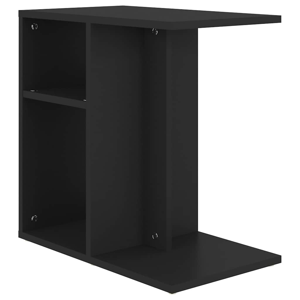 Vidaxl bijzettafel 50x30x50 cm bewerkt hout zwart