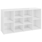 Vidaxl Shoes Bank 103x30x54.5 cm Elaborato in legno Bianco bianco