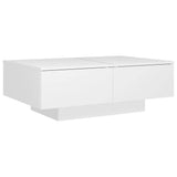 Vidaxl salontafel 90x60x31 cm bewerkt hout wit