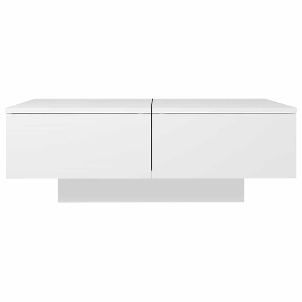 Vidaxl salontafel 90x60x31 cm bewerkt hout wit