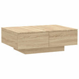 Vidaxl salontafel 90x60x31 cm bewerkt hout sonoma eikenkleurig