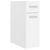 Vidaxl apothekerskast 20x45,5x60 cm bewerkt hout wit