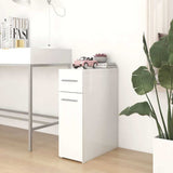 Vidaxl apothekerskast 20x45,5x60 cm bewerkt hout wit