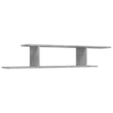 Vidaxl tv-wandschap 125x18x23 cm bewerkt hout betongrijs