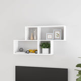 Vidaxl wandschap 100x18x53 cm bewerkt hout wit