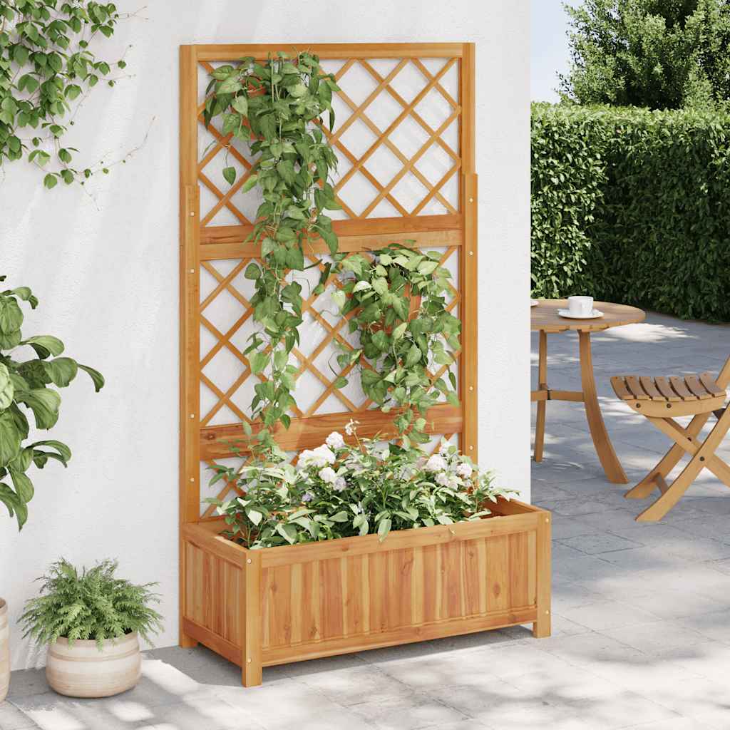 De Vidaxl Planter huet mat Slat 85x38x150 cm ekolacia Wood