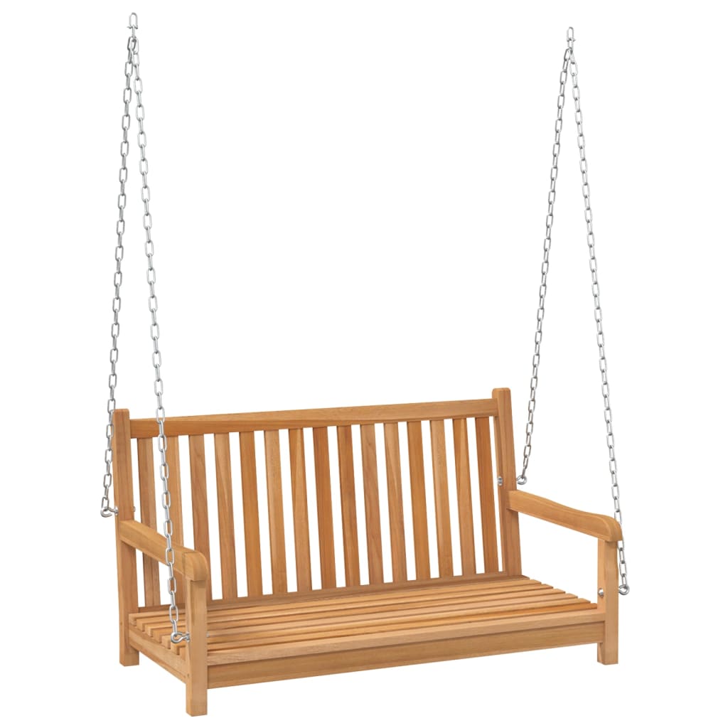 Vidaxl schwingen Bank 114x60x64 cm zolitt Teak