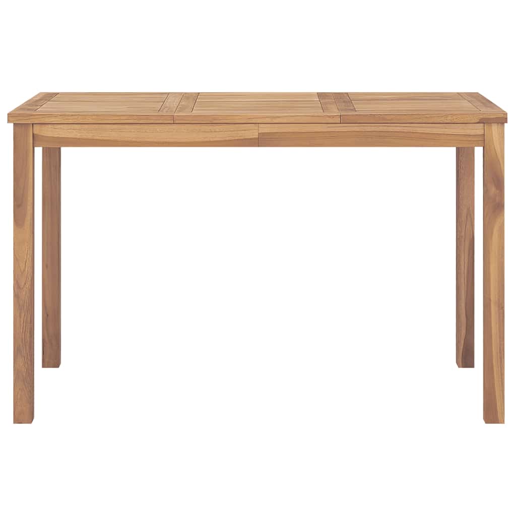 Vidaxl tuintafel 120x70x77 cm massief teakhout