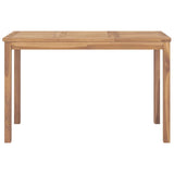 Vidaxl tuintafel 120x70x77 cm massief teakhout