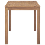 Vidaxl tuintafel 120x70x77 cm massief teakhout