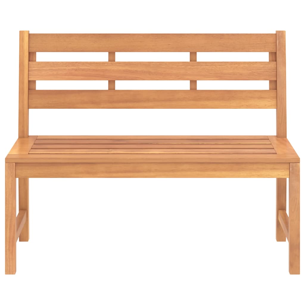 Vidaxl tuinbank 114 cm massief teakhout