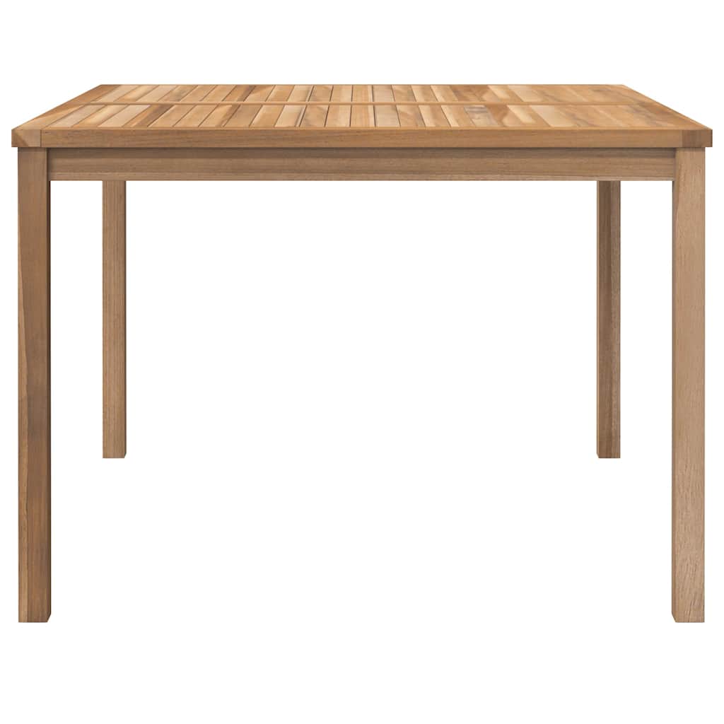 Vidaxl tuintafel 110x110x77 cm massief teakhout