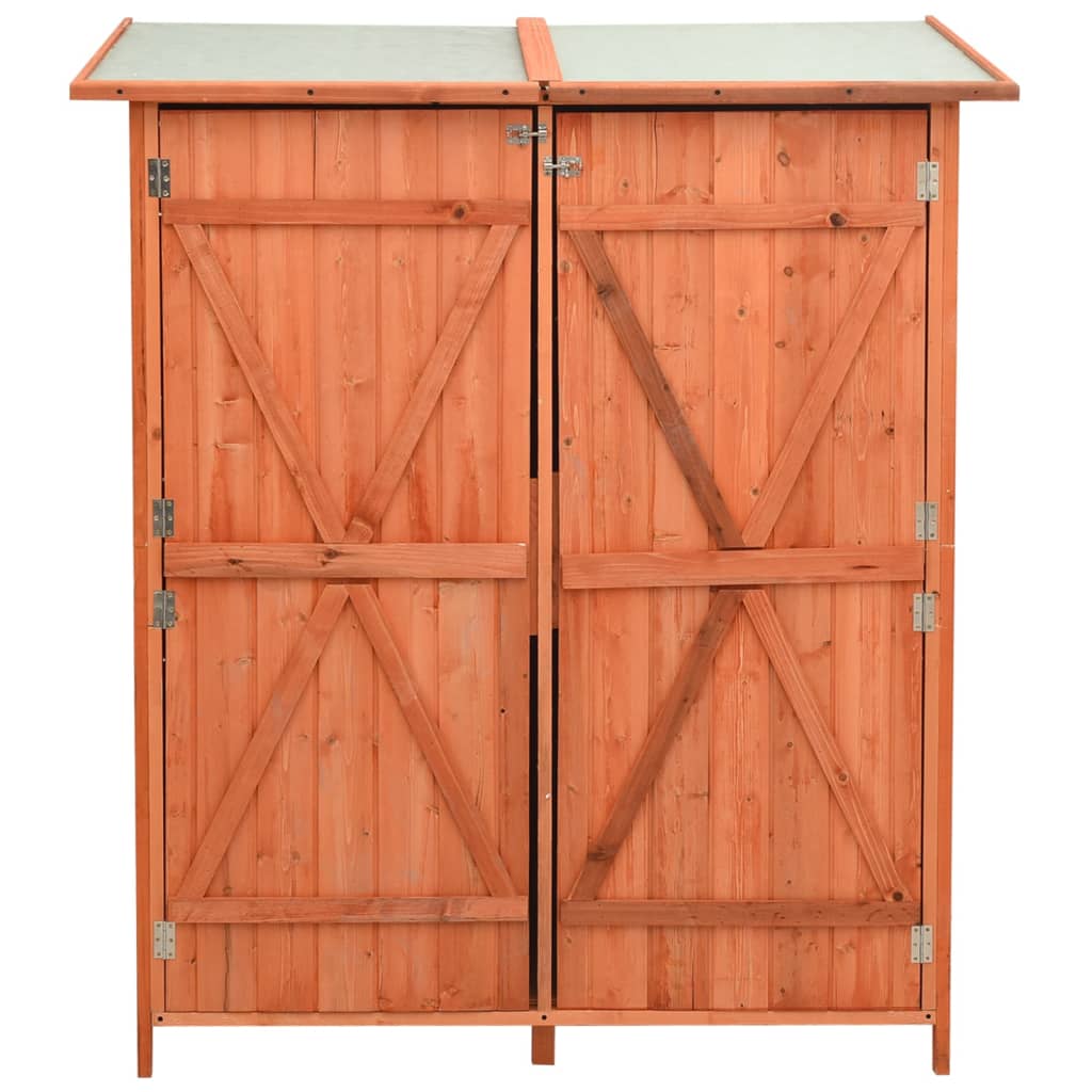 Vidaxl Garden Shed 136x75x160 cm Solid Pinewood