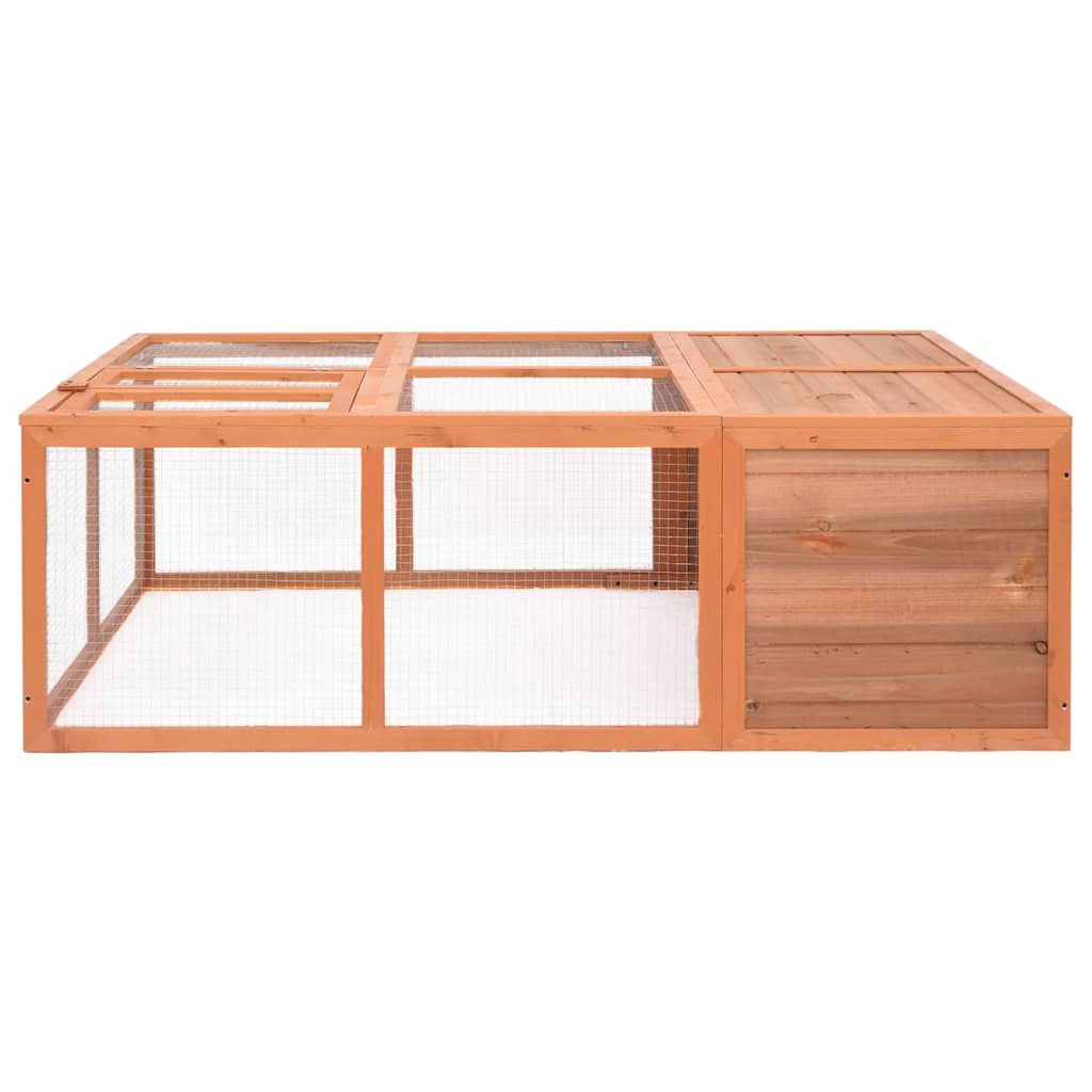 Vidaxl Animal Loft til udvendige 150x100x50 cm Solid Pinewood