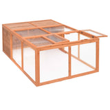 Vidaxl Animal Loft til udvendige 150x100x50 cm Solid Pinewood