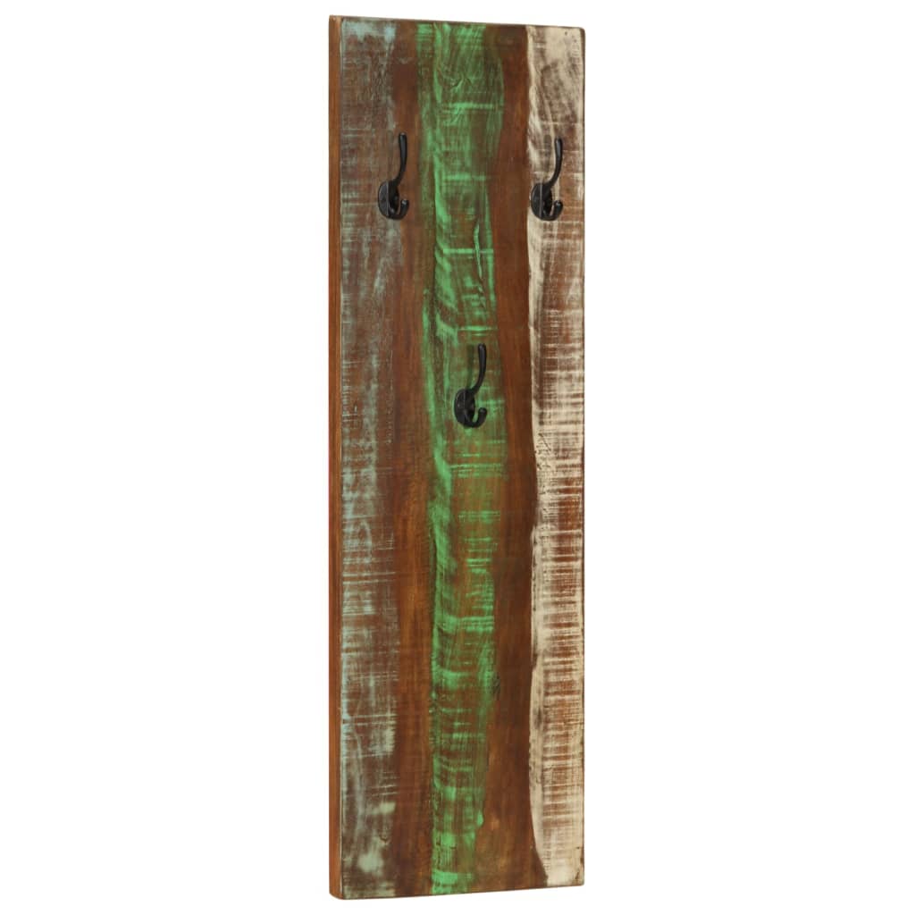 Vidaxx porte-manteaux muraux 2 pcs 36x3x110 cm bois massif recyclé