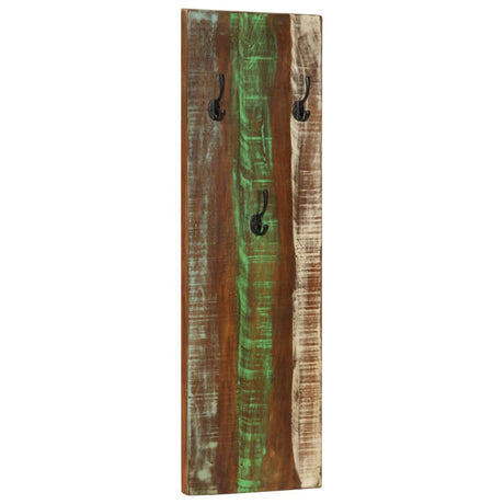 Vidaxx porte-manteaux muraux 2 pcs 36x3x110 cm bois massif recyclé