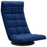 Vidaxl vloerstoel draaibaar fluweel blauw