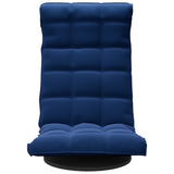 Vidaxl vloerstoel draaibaar fluweel blauw