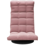 Vidaxl vloerstoel draaibaar fluweel roze