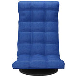 Vidaxl vloerstoel draaibaar stof blauw