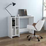 Vidaxl bureau 102,5x35x75 cm bewerkt hout wit