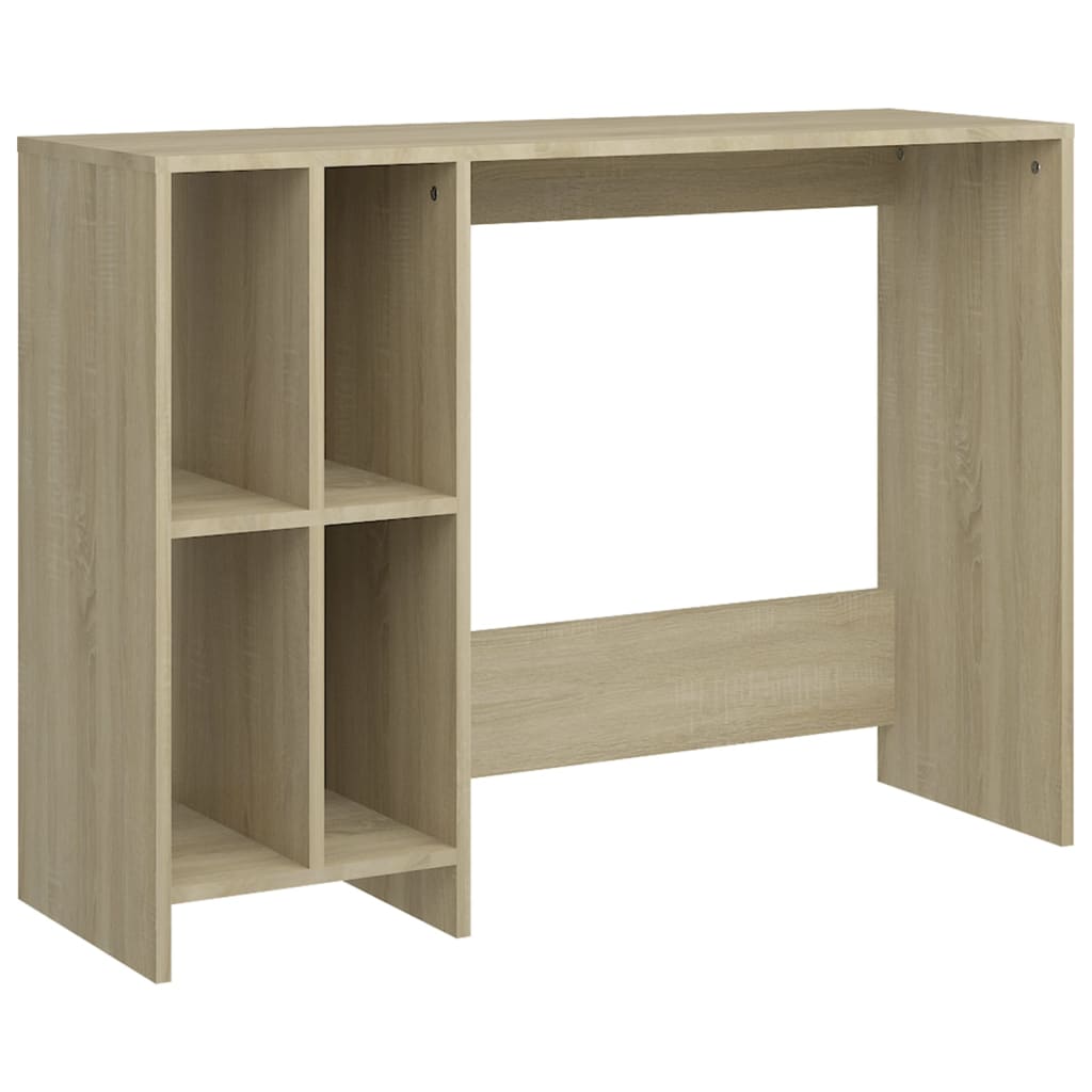 Vidaxl bureau 102,5x35x75 cm bewerkt hout sonoma eikenkleurig