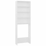 Vidaxl Washing Machine Armoire 64x24x190 cm blanc
