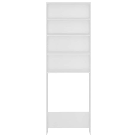 Vidaxl Washing Machine Armoire 64x24x190 cm blanc