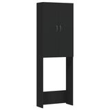 Vidaxl Washing Machine Armoire 64x25.5x190 cm noir