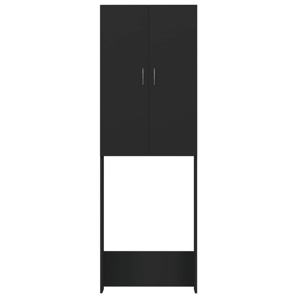 Vidaxl Washing Machine Armoire 64x25.5x190 cm noir